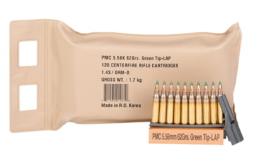 Image of PMC 556M55BP Battle Pack 5.56 NATO 62 Gr Light Armor Piercing LAP 120 Bx/ 5