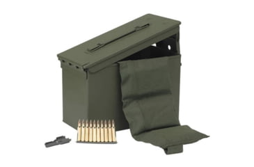 Image of PMC AMMUNITION PMC Bronze Rifle Ammunition .223 Rem 55 gr FMJ 2900 fps 1680/ct 2-M2A1 Metal cans 840/ct, 223A M/B