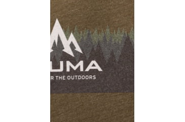 Image of Pnuma Outdoors Lifestyle Forest T-Shirt - Mens, Military Green, S, PSSFMGL