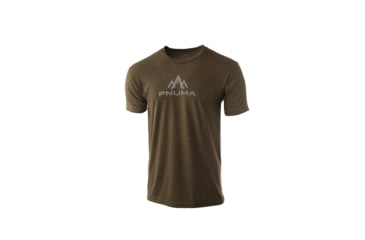 Image of Pnuma Outdoors Lifestyle Logo Mark T-Shirt - Mens, Military Green, L, PSSLMMGS
