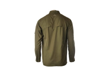 Image of Pnuma Outdoors Long Sleeve Shooting Shirt - Mens, Dark Olive, L, PLSSSCYL