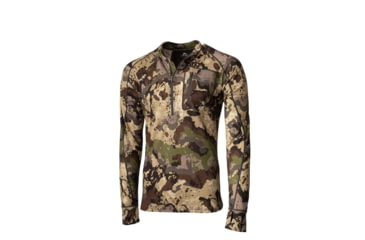 Image of Pnuma Outdoors Merino Wool Baselayer 1/4 Zip Pullover - Mens, Caza, S, P302CS