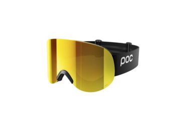 Image of POC Lid Clarity Snow Goggles, Uranium Black/Spektris Orange, 40612BKO