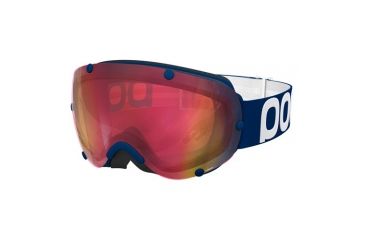 Image of POC Lobes Goggles-Lead Blue-Red Amber