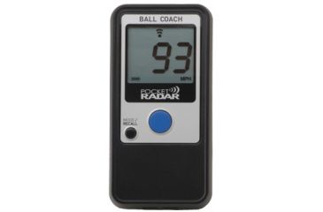 Image of Pocket Radar Pocket Radar Personal Speed Radar Gun and Sports Training Tool, Black, Ball Coach Pro-Level Speed Training Tool, 4.7 x 2.3 x 0.8 in. 5176600206-CE