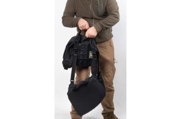 Image of PODAVACH Briefcase Plate Carrier, Black, NSN n, BL-BG-TRNS-BL