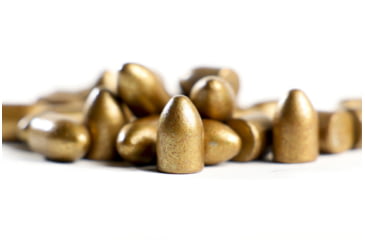 Image of Podium 124 Grain, 9mm Round Nose, Bevel Base, Hi-Tek Pistol Bullets, 250 pc, Re-load Only, Bronze, 9mmroundbullet12 4-250