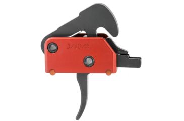 Image of POF USA Standard Two Stage Trigger with KNS Anti Walk Pins, 4.5 lb Pull Weight, Red/Black, 1509