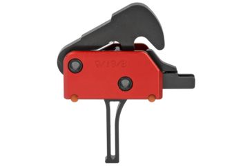 Image of POF USA EPP Two - Stage Trigger with KNS Anti-Walk Pins, 4 lb Pull Weight, Red/Black, 1510