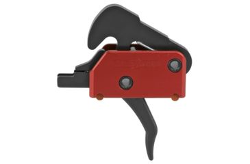 Image of POF USA Standard Two Stage Trigger with KNS Pins, 4.5 lb Pull Weight, Red/Black, 1511