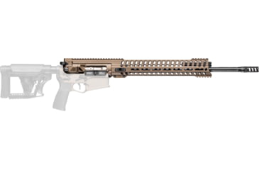 Image of POF USA Revolution Piston Upper Receiver, 308 WIN, 18.5in Barrel, Rifle Length, 1-10 Twist, 5/8x24, 14.5in M-Lok Rail, Triple Port Muzzle Break, Burnt Bronze, 1819