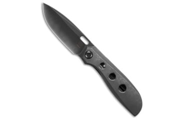 Image of Poikilo Blade Poikilo Blade Gecko BS3 Frame Lock Knife DSW Titanium w/Holes 3.25" Two-Tone, Stonewash, Bohler M398, adult, BHQ-224633