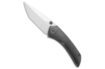 Image of Poikilo Blade Poikilo Blade Tuna Liner Lock Knife DLC Titanium 3.4&quot; Satin, Black, Bohler M398, adult, BHQ-208794