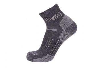 Image of Point 6 37.5 Light Mini Men's Socks, Gray, Small 3721-200-05