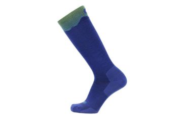 Image of Point 6 37.5 Ski Mountain Magic Ultra Light OTC Mens Socks, Deep Teal, Medium, 3408-252-06