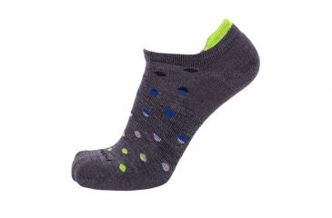 Image of Point 6 Active Dot Fade Extra Light Micro  Men's Socks, Gray, Medium 1779-200-06