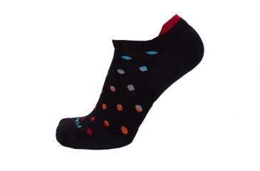 Image of Point 6 Active Dot Fade Extra Light Micro  Men's Socks, Black, Medium 1779-204-06