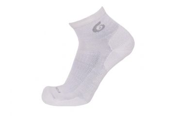 Image of Point 6 Active Extra Light Mini Crew Men's Socks, White, Large 2153-110-07