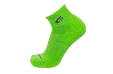 Image of Point 6 Active Extra Light Mini Crew Men's Socks, Super Lime, Medium 2153-270-06
