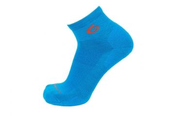 Image of Point 6 Active Extra Light Mini Crew Men's Socks, Caribbean Blue, Small 2153-275-05
