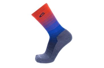 Image of Point 6 Active Rise Extra Light Crew  Men's Socks, Gray, Medium 2574-200-06