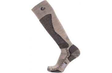 Image of Point 6 Boot Light Over The Calf Sock - Men's-Taupe-Medium