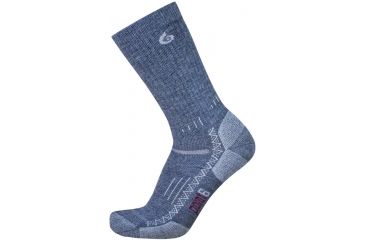 Image of Point 6 Boot Medium Mid-Calf Sock - Men's-Grey-X-Large