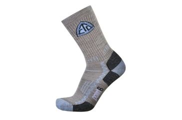 Image of Point 6 CDT Hiking Tech Light Crew Men's Socks, Taupe, Medium 1550-202-06