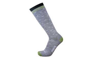 Image of Point 6 Compression DOT Ultra Light OTC Womens Sock, Black, Stone, 5003-010-06