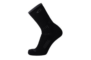 Image of Point 6 Hike Trekking Heavy Crew Men's Socks, Black, Large 2534-204-07