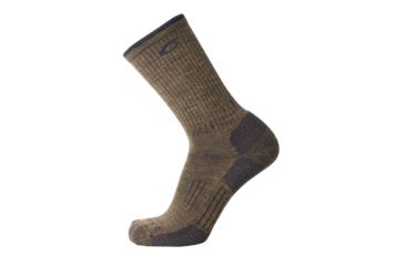 Image of Point 6 Hiking Essential Light Crew Men's Socks, Earth, Medium 2531-320-06