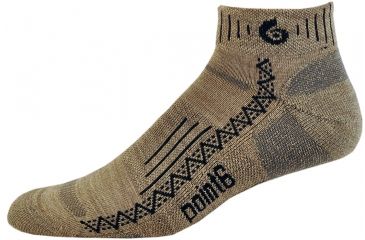 Image of Point 6 Hiking Tech Extra Light Mini Crew - Men's-Taupe-Medium