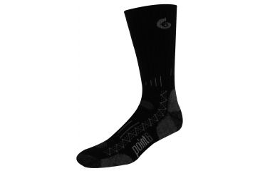 Image of Point 6 Hiking Tech Medium Crew - Mens-Large-Black