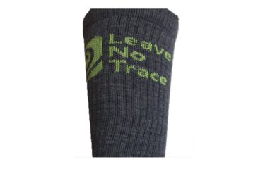 Image of Point 6 Leave No Trace Hiking Light Crew Men's Socks, Gray, Large 2008-200-07