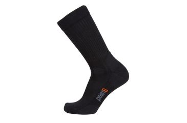 Image of Point 6 Lifestyle Light Crew  Men's Socks, Black, X-Large 1101-204-08