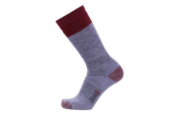 Image of Point 6 Lumberjack Medium Mid-Calf Men's Socks, Crimson, Medium 1786-220-06