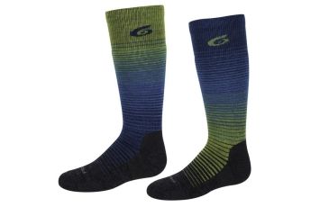 Image of Point 6 Rise Medium OTC Kid's Socks, Lime, Large 4128-240-04