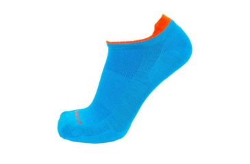 Image of Point 6 Running Ultra Light No Show Tab Women's Sock, Caribbean Blue, Medium 1175-275-06