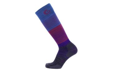 Image of Point 6 Ski Blend Medium OTC Women's Sock, Turquoise, Small 1448-405-05
