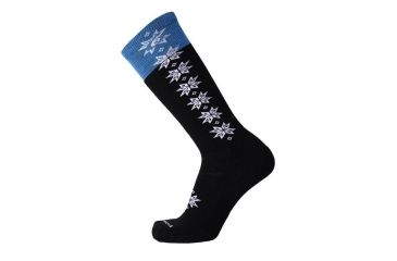 Image of Point 6 Ski/Christie II Light OTC Women's Sock, Black, Medium 1429-204-06