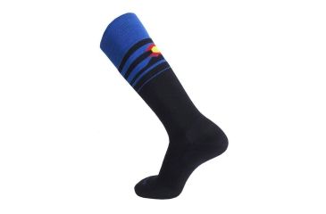 Image of Point 6 Ski Medium Colorado OTC  Men's Socks, Black, Medium 1452-204-06