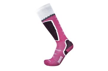Image of Point 6 Ski Pro/Frost Light OTC Women's Sock, Lipstick, Small 1417-605-05