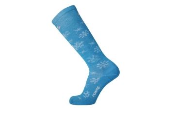 Image of Point 6 Ski Ultra Light Blizzard OTC Women's Sock, Caribbean Blue, Small 1405-275-05