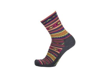 Image of Point 6 Taos Extra Light 3/4 Crew Women's Sock, Gray, Small 2872-200-05