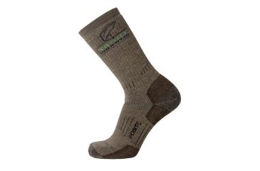 Image of Point 6 Trout Unlimited Boot Medium Mid Calf Men's Socks, Earth, Medium 2006-320-06