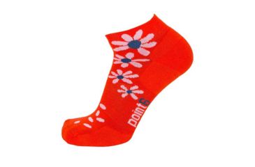 Image of Point 6 Wildflower Extra Light Mini Women's Sock, Coral, Small 2831-280-05