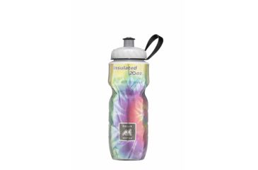 Image of Polar Bottle Insulated Water Bottle, 20oz, Tie-Dye Rainbow, POL-IB20TDRB