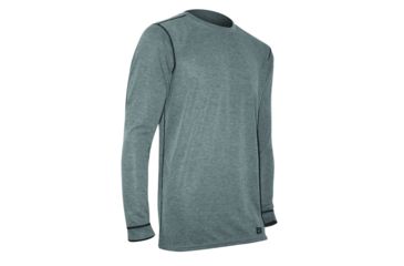 Image of Polarmax Micro H2 Long Sleeve Crew - Mens-Grey-X-Large