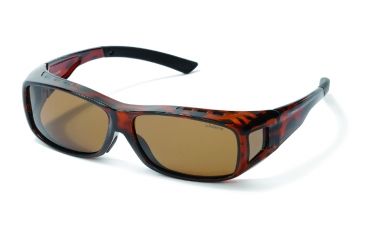 Image of Polaroid Eyewear Avery SunCovers - Brown, Polar Brown Lenses PD8045B