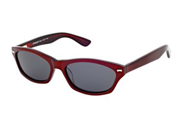 Image of Polaroid Edna Bifocal Sunglasses, Black/Red Frame PDP9104YBF